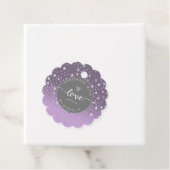 愛モノグラムで手作りされた銀の星 フェイバータグ (インサイチュ)