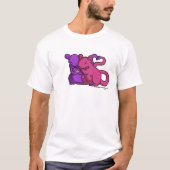 愛ユニセックスなティーの色 Tシャツ (正面)