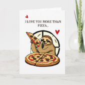 愛ユーモアのあるするヴァレンティヌおもしろいの日 カード (正面)