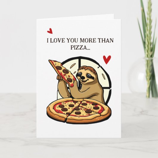 愛ユーモアのあるするヴァレンティヌおもしろいの日 カード (正面)