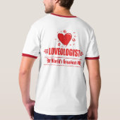 愛ユーモアのある Tシャツ (裏面フル)