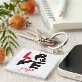 愛ヨガ キーホルダー (正面右)