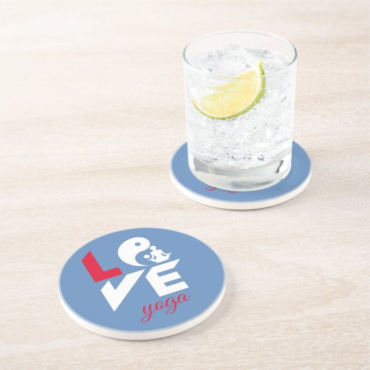愛ヨガ コースター (側面)