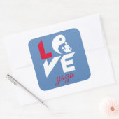 愛ヨガ スクエアシール (封筒)