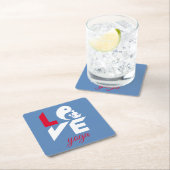 愛ヨガ スクエアペーパーコースター (インサイチュ)