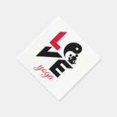 愛ヨガ スタンダードカクテルナプキン (角)