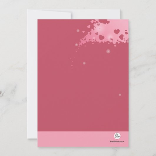 愛リハーサルのディナー・パーティInvitatioの魔法 招待状 (裏面)