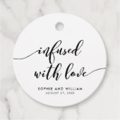 愛リラックスの文字が浮き結婚彫り フェイバータグ (正面)