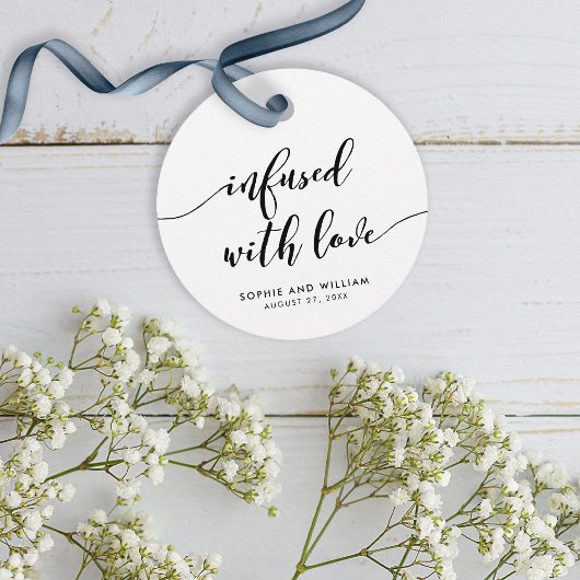 愛リラックスの文字が浮き結婚彫り フェイバータグ