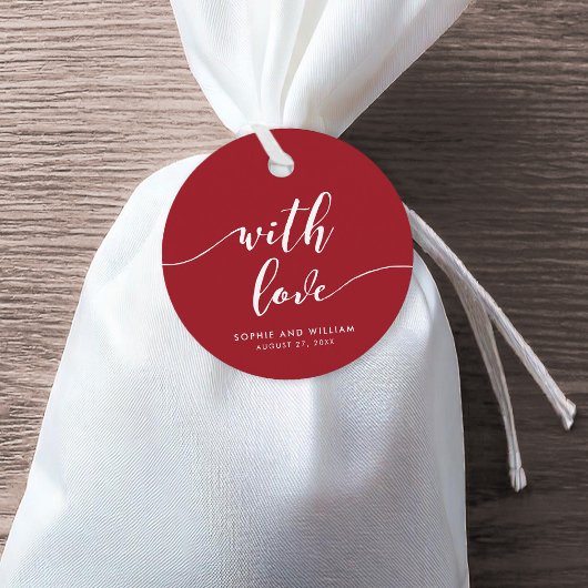 愛リラックス編集可能カラー付きスクリプ結婚ト フェイバータグ