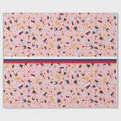 愛ロシア人の旗が付いているロシアから ラッピングペーパー (フラット)