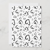 愛ロマンエレガントティヴァレンティネスの日カップルの写真 カード (裏面)