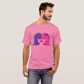 愛ワイシャツの恐竜のワイシャツの//のかわいい恐竜 Tシャツ (正面フル)