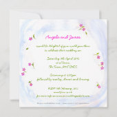 愛ヴァンの名前入りな結婚式招待状 招待状 (裏面)