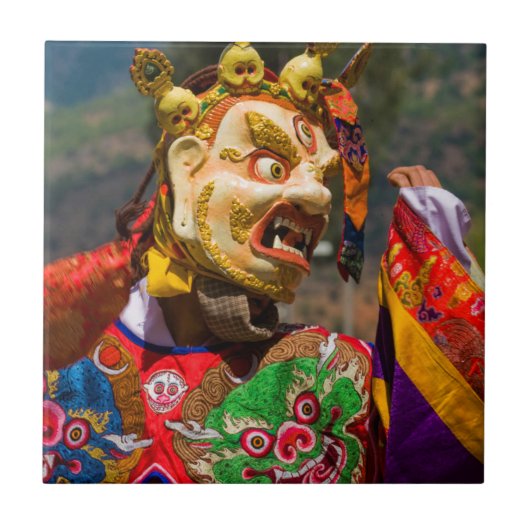 愛三祭りのダンサー タイル (正面)