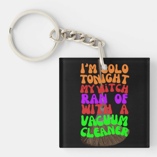 愛不気味失った:魔女はバキュームハロウィーンに乗る キーホルダー (正面)