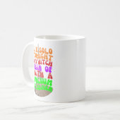 愛不気味失った:魔女はバキュームハロウィーンに乗る コーヒーマグカップ (正面左)