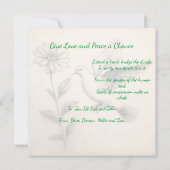 愛与えと平和のチャンス。グローバル調和カード カード (裏面)