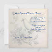 愛与えと平和のチャンス。グローバル調和: カード (裏面)