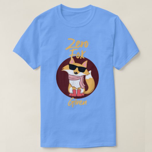 愛与え人のおもしろいゼロ Tシャツ (デザイン正面)