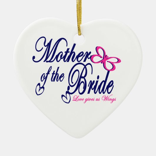 愛与え翼 セラミックオーナメント (正面)