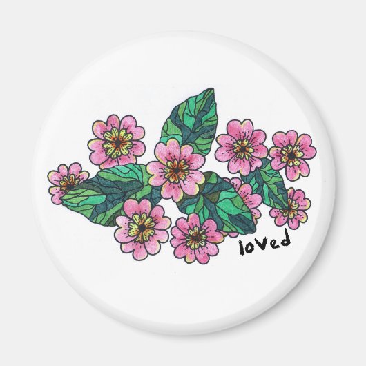 愛与え者に毎日のインスピレーションを。 マグネット (正面)