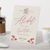 愛中国のさくらんぼ花酒の愛の物語 台座サイン (インサイチュ)