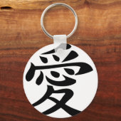 愛中国のキャラクター標識 キーホルダー (正面)