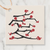 愛中国の赤さくらんぼ婚約 フェイバータグ (正面)