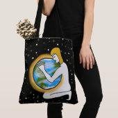 愛互いトート トートバッグ (クローズアップ)