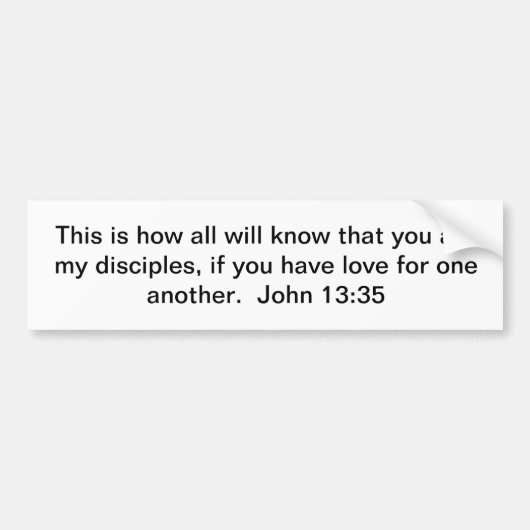 愛互い バンパーステッカー (正面)