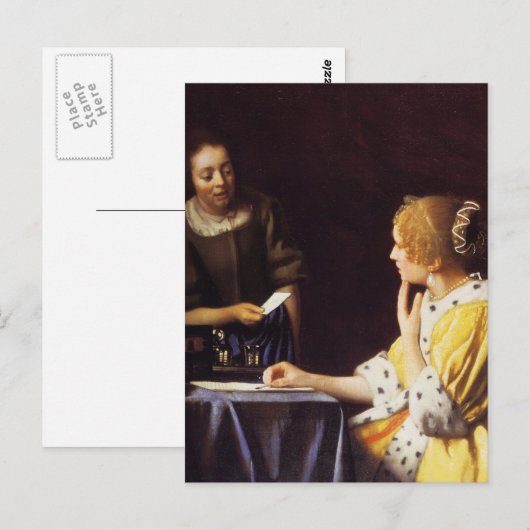 愛人とメイド ポストカード (正面/裏面)