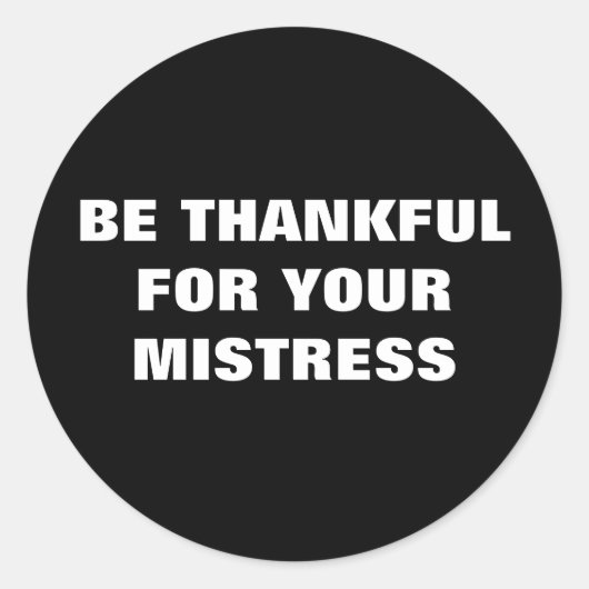 愛人に感謝する ラウンドシール (正面)