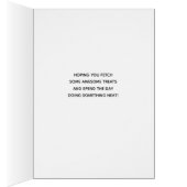 愛人の誕生日かわいい漫画犬 (内側 (右))