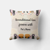 愛人枕をパーソナライズ クッション (裏面)