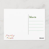 愛人用南京錠特殊赤書文字 ポストカード (裏面)