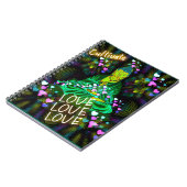 愛仏スパイラルノートを開花 ノートブック (左側)