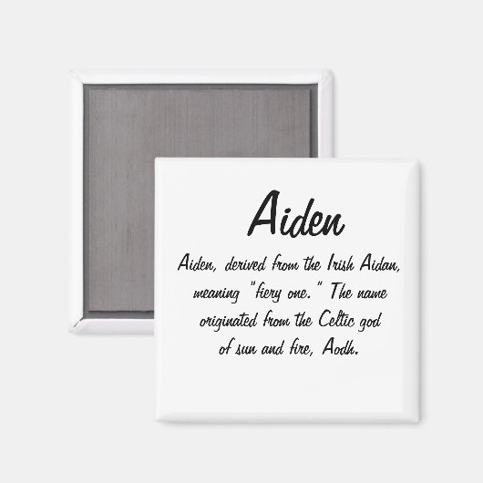 愛伝名の意味 マグネット (正面/裏面)