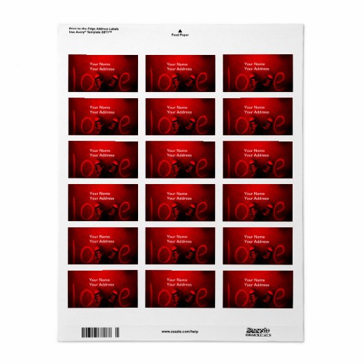 愛住所 シール (フルシート)