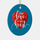 愛保のハートバレンタイン |オーナメント セラミックオーナメント (右)