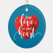 愛保のハートバレンタイン |オーナメント セラミックオーナメント (左)