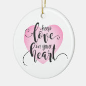 愛保のハートバレンタイン |オーナメント セラミックオーナメント (左)