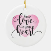 愛保のハートバレンタイン |オーナメント セラミックオーナメント (裏面)