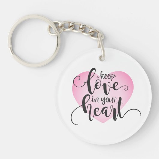 愛保のハートバレンタイン | キーホルダー (正面)