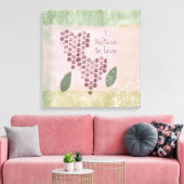 愛信じのハート キャンバスプリント (インサイチュ (リビング))