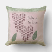 愛信じのハート クッション (正面)