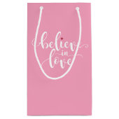 愛信じバレンタイン書道 | ギフトバッグ (裏面)