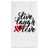 愛信じバレンタイン書道 | ギフトバッグ (裏面)