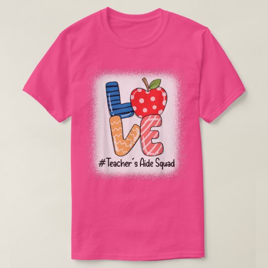 愛先生の助手分隊アップルはイースターの日を漂白 Tシャツ (デザイン正面)