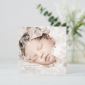 愛写真の誕生の発表の円 案内状 (スタンド正面)